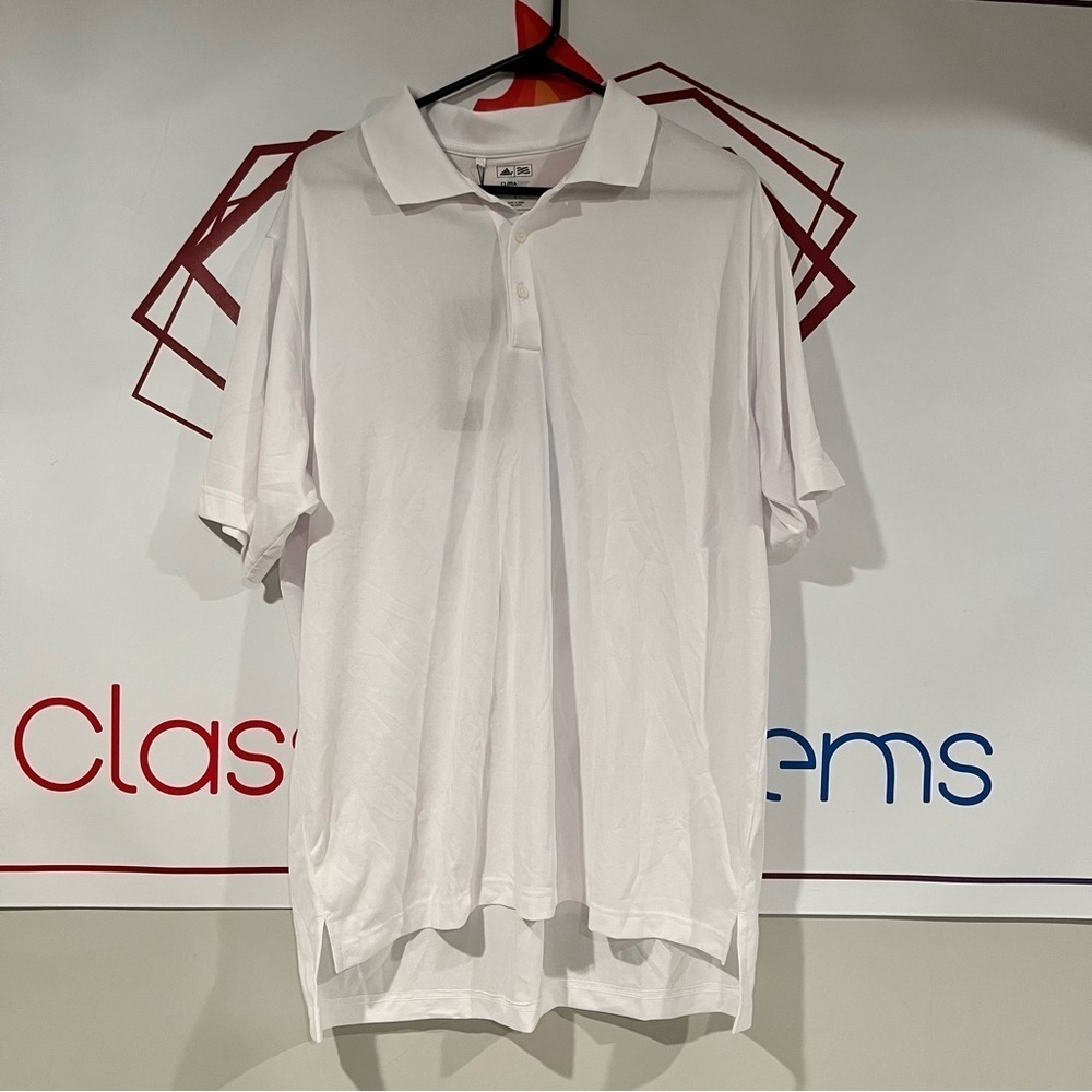 Men'S NWTADIDAS Brand Relaxed CLIMALITE Polo Shirt Size L